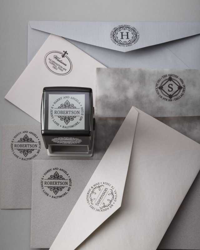 Emblem Address Stamp